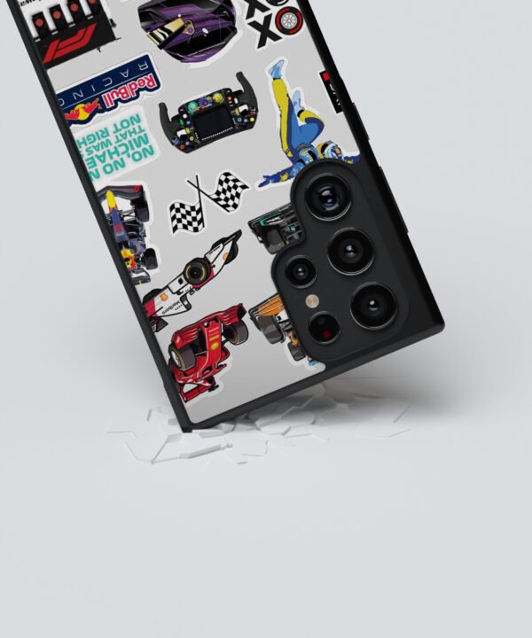 Racing Graffiti Metal Case Cover for Samsung Galaxy S24 Ultra – Dropping View
