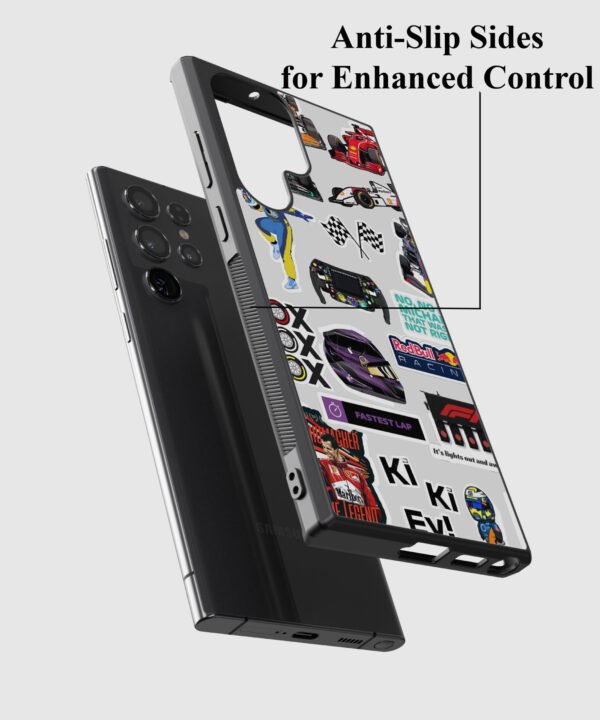 Racing Graffiti Metal Case Cover for Samsung Galaxy S24 Ultra – Feature 1 View