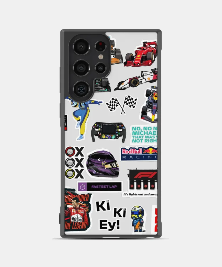 Racing Graffiti Metal Case cover for Samsung Galaxy S23 Ultra