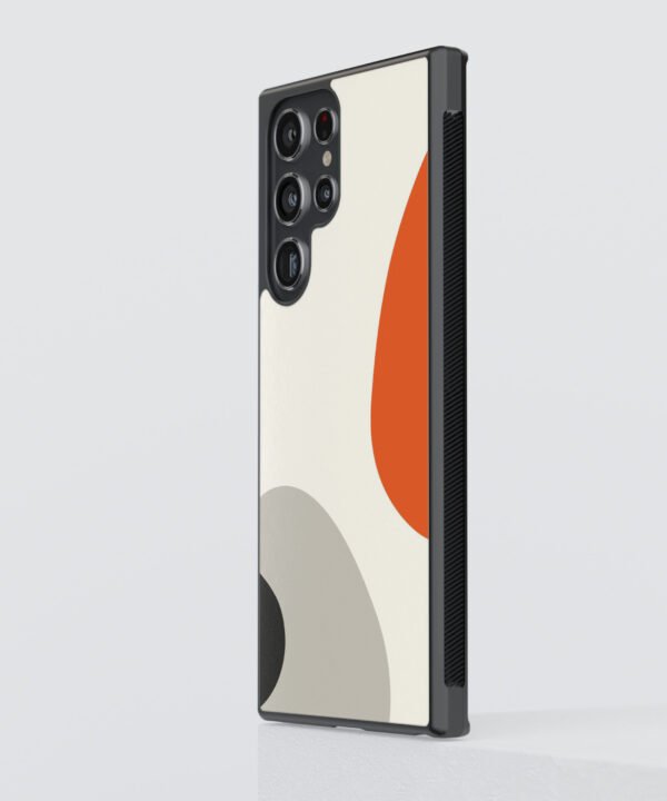 Retro Minimalist Metal Case Cover for Samsung Galaxy S23 Ultra – Side View