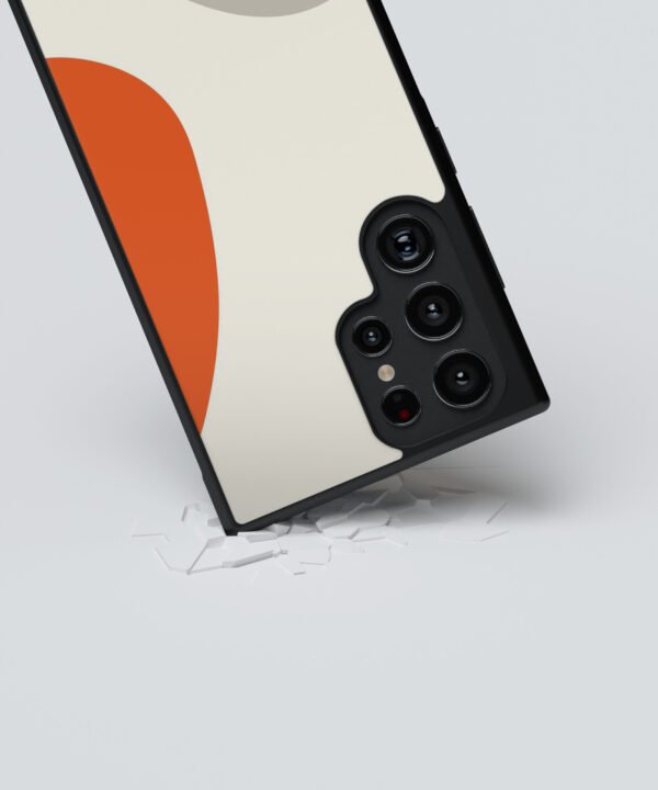 Retro Minimalist Metal Case Cover for Samsung Galaxy S23 Ultra – Dropping View