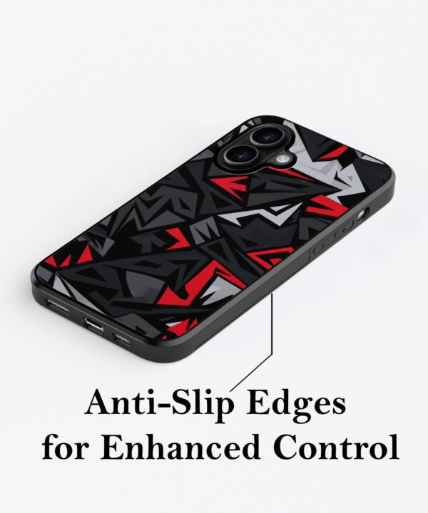 Shadow Shards Metal Case Cover for iPhone 16 Plus – Feature 2 View