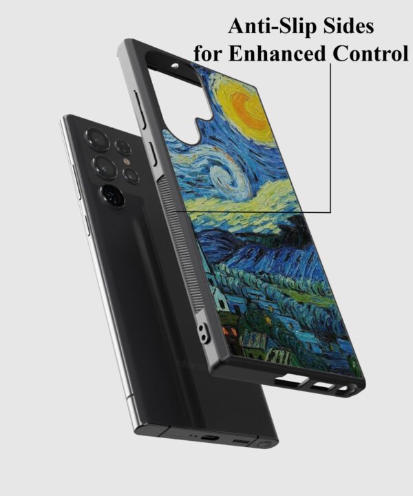 Starry Night Metal Case Cover for Samsung Galaxy S23 Ultra – Feature 1 View