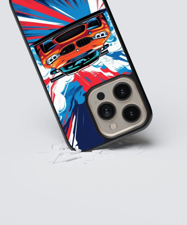 Street Racer Metal Case Cover for iPhone 13 Pro Dropping View