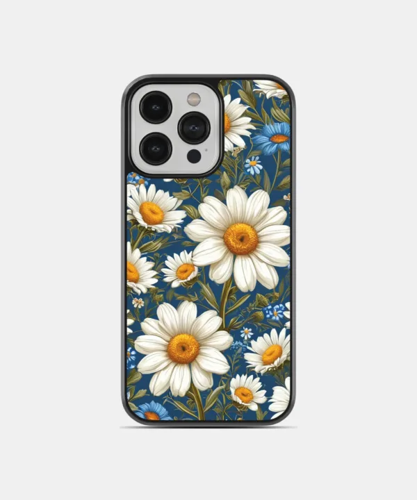 Vibrant floral Metal Case Cover for iPhone 15 Pro Max – Main View