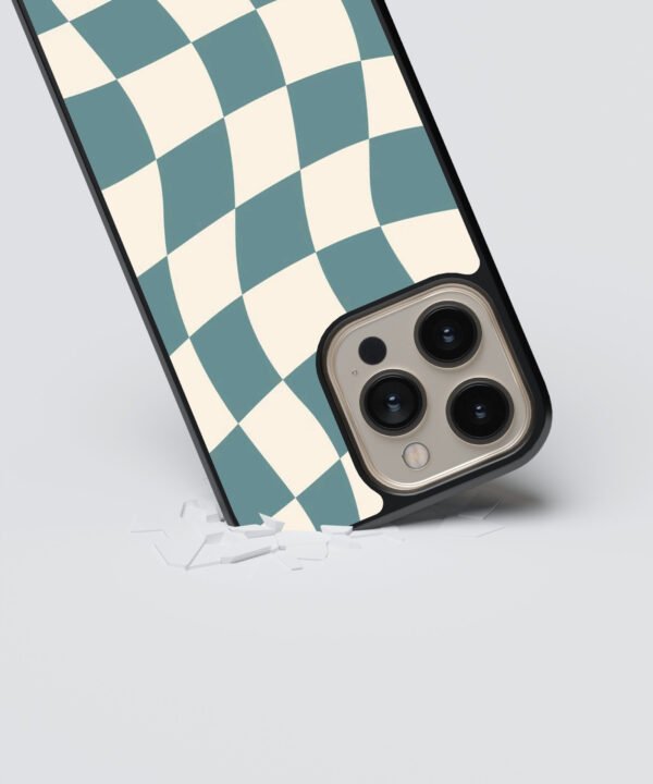 Wavy Pop Metal Case Cover for iPhone 15 Pro Max – Dropping View