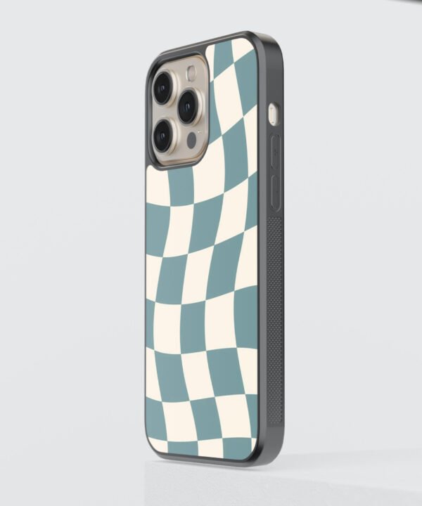 Wavy Pop Metal Case Cover for iPhone 15 Pro Max – Side View