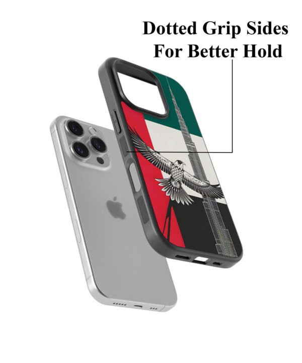 Wings Over Burj Metal Case Cover for iPhone 16 Pro Max – Feature 2 View