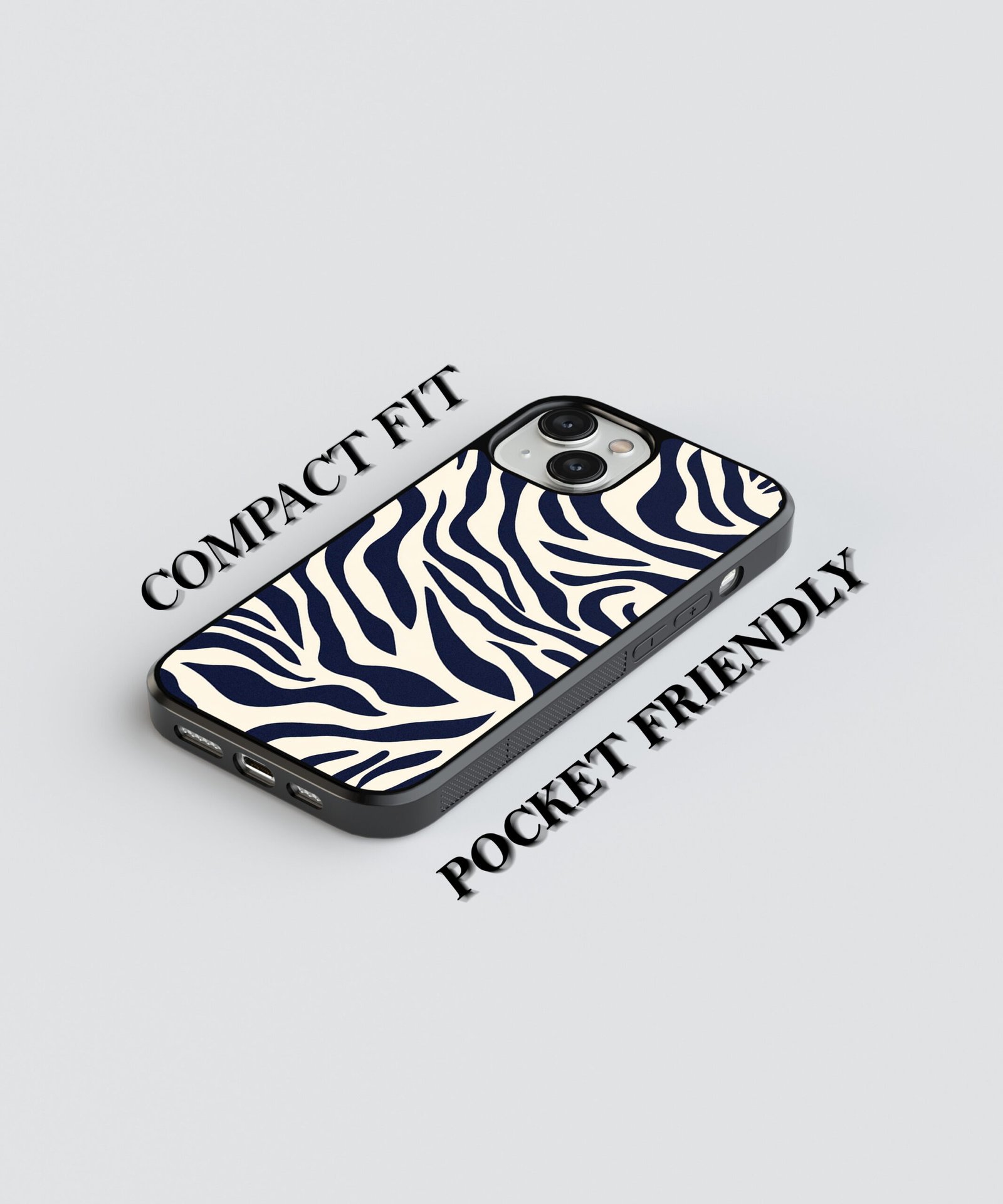 zebra-vibes-metal-case-cover-for-iphone-14-07 Zebra Vibes Metal Case Cover for iPhone 14 Feature 1 View