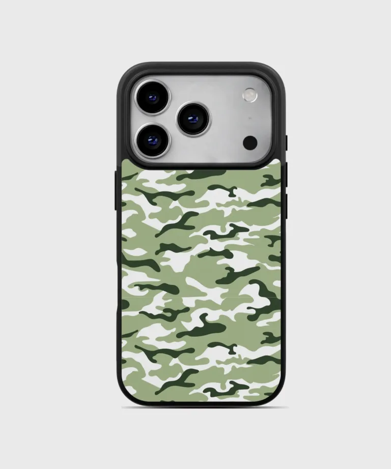 Green Camo Magsafe Case Cover for iPhone 17 Pro Max