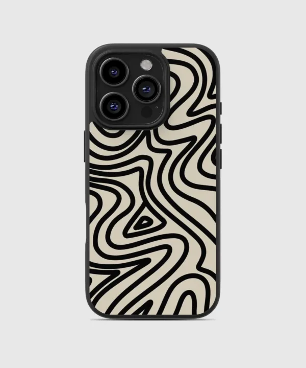 Wavy Lines Magsafe Case Cover for iPhone 16 Pro Max