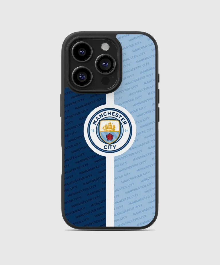 Man City Inspired Magsafe Case Cover for iPhone 16 Pro Max