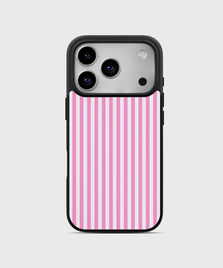 Pink Stripes Magsafe Case Cover for iPhone 17 Pro
