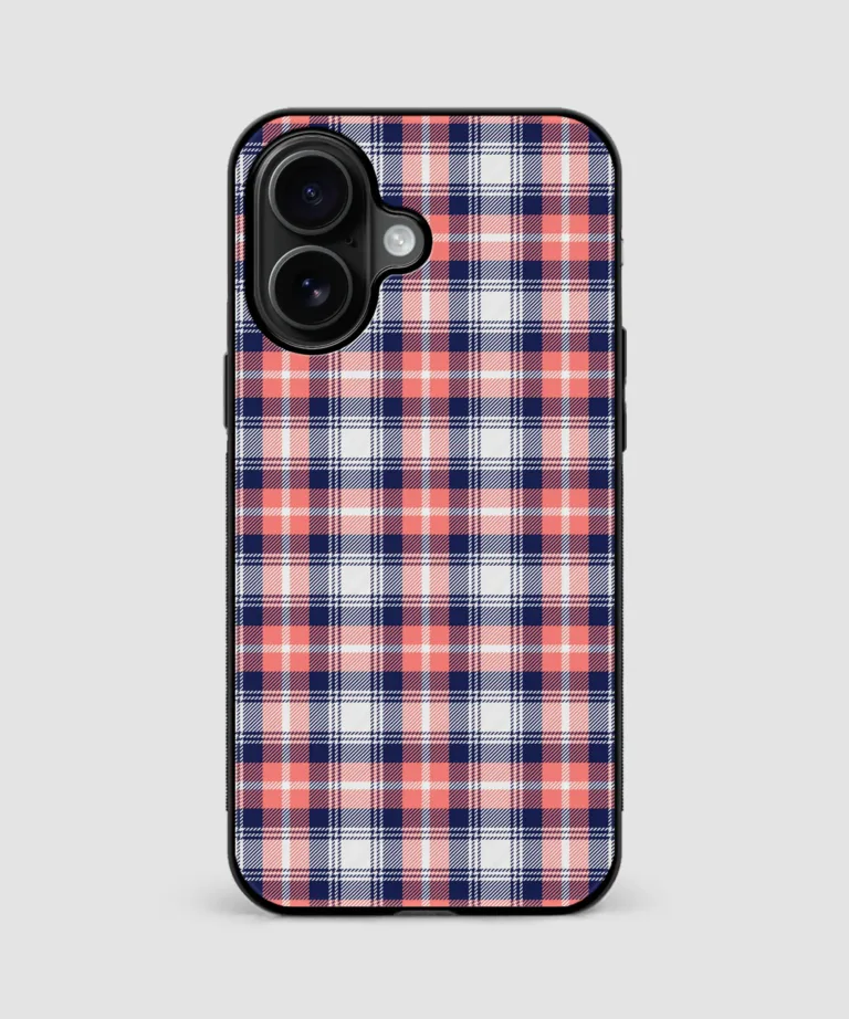 Plaid Pattern Magsafe Case Cover for iPhone 16