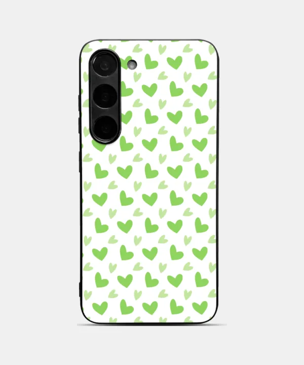 Mint Hearts Metal Case Cover for Samsung Galaxy A56