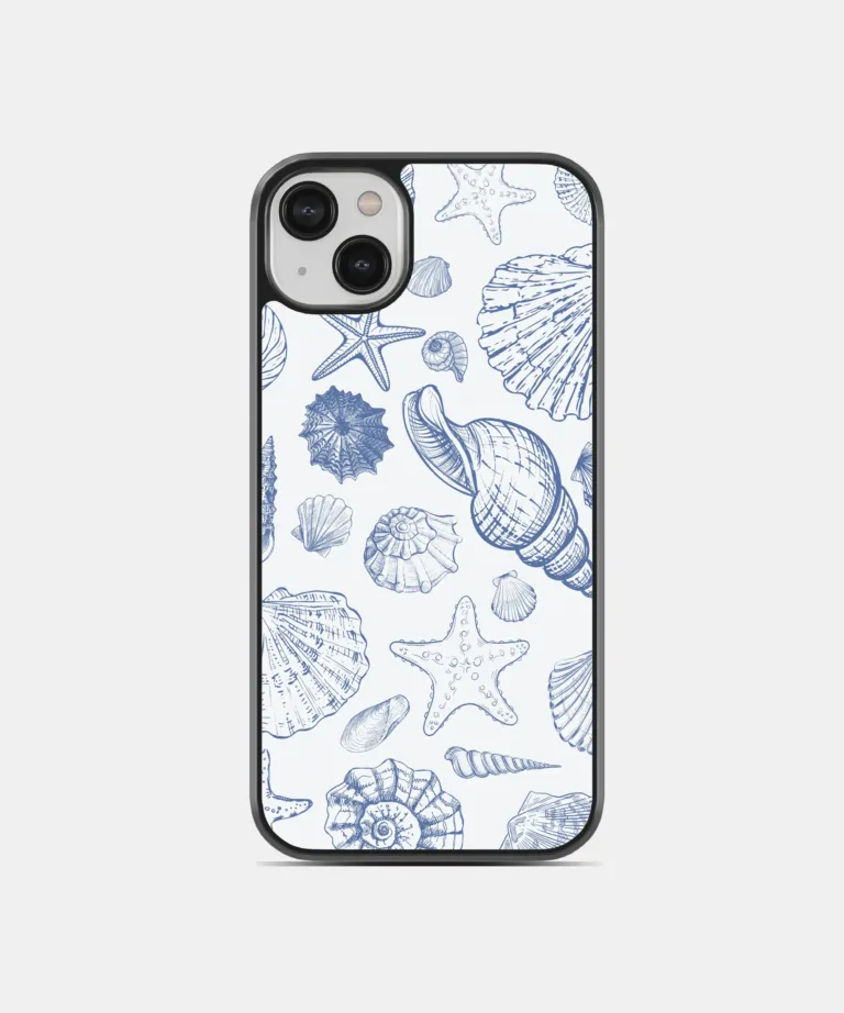 Shells Sketch Magsafe Case Cover for iPhone 14 Plus