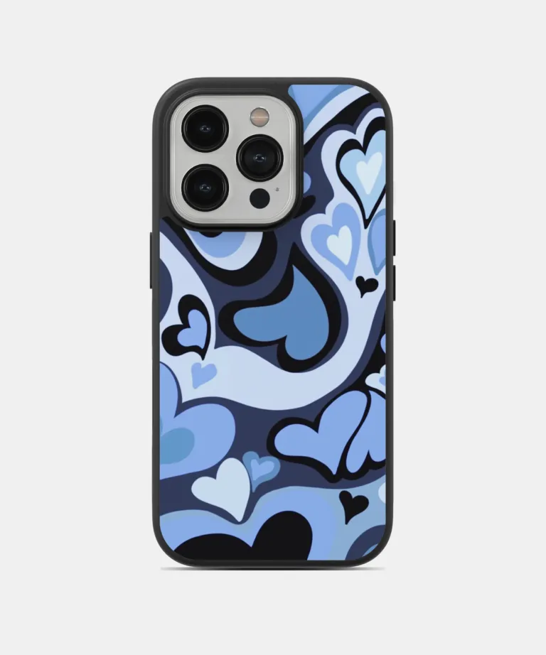 Midnight Hearts Magsafe Case Cover for iPhone 14 Pro Max