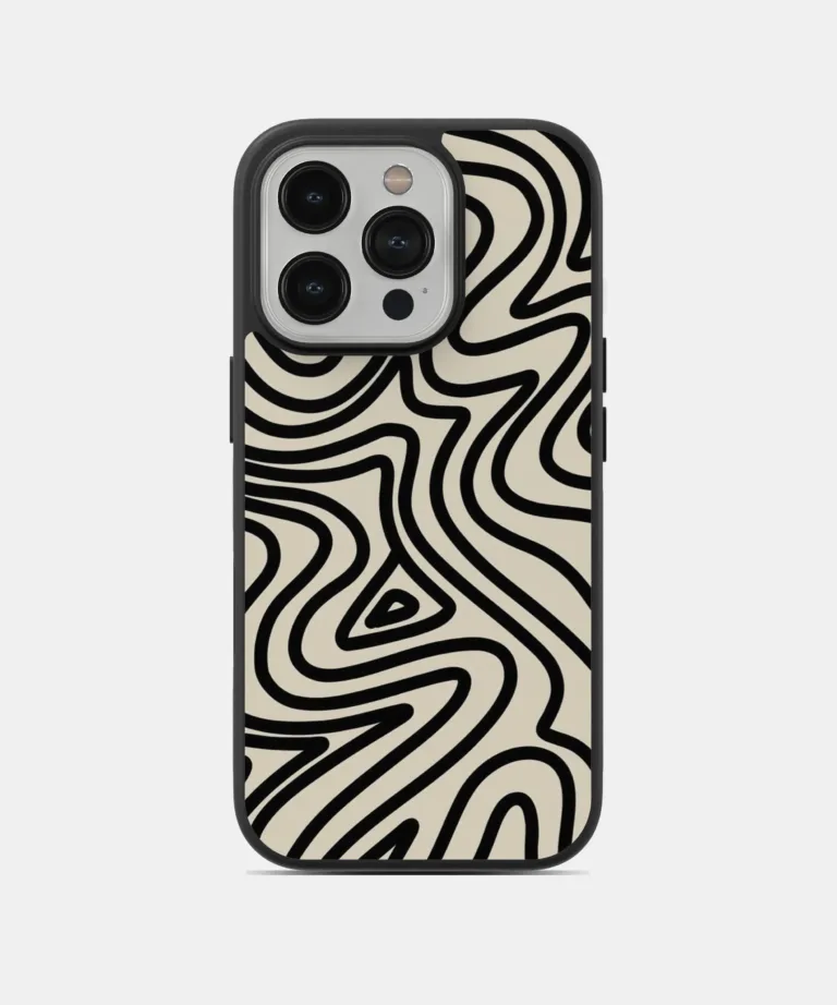 Wavy Lines Magsafe Case Cover for iPhone 14 Pro Max