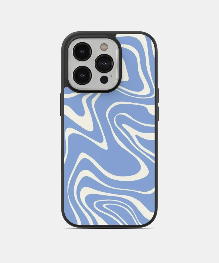 Blue Swirl Magsafe Case Cover for iPhone 13 Pro Max
