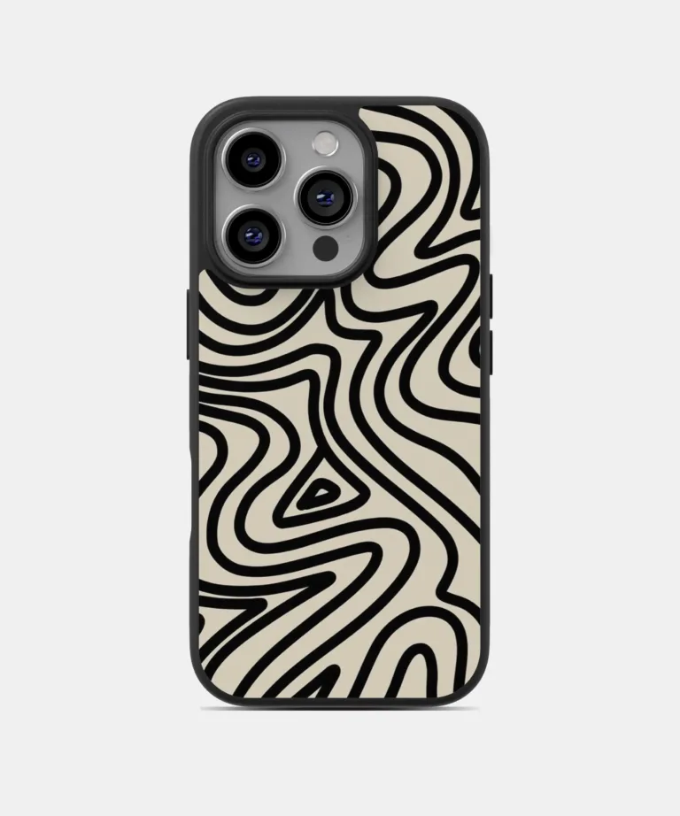 Wavy Lines Magsafe Case Cover for iPhone 15 Pro Max