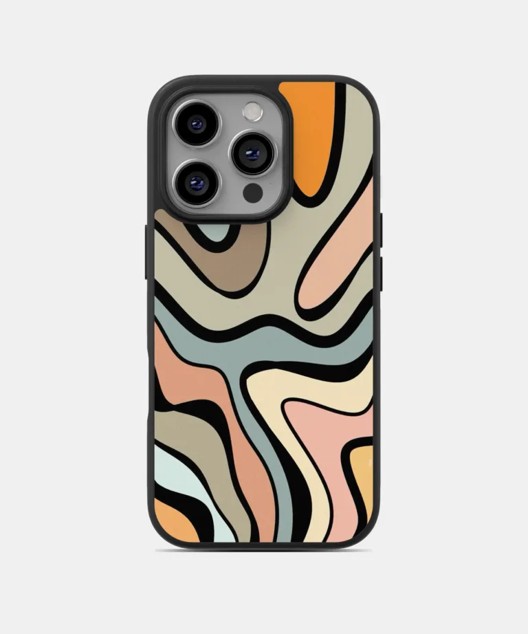 Retro Groovy Magsafe Case Cover for iPhone 15 Pro Max