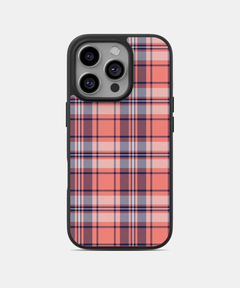 Sunset Tartan Magsafe Case Cover for iPhone 15 Pro Max