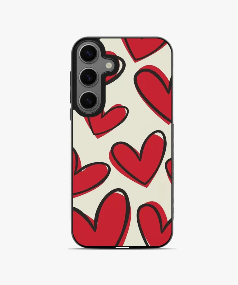 Red Hearts Magsafe Case Cover for Samsung Galaxy S23 Plus