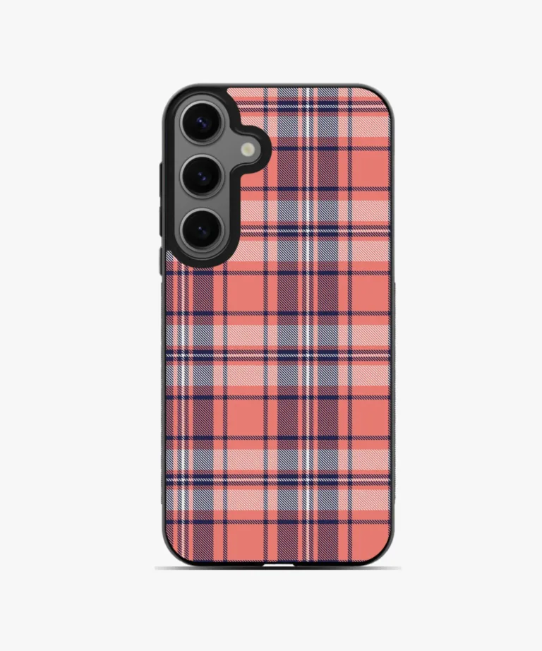 Plaid Pattern Magsafe Case Cover for Samsung Galaxy S23 Plus
