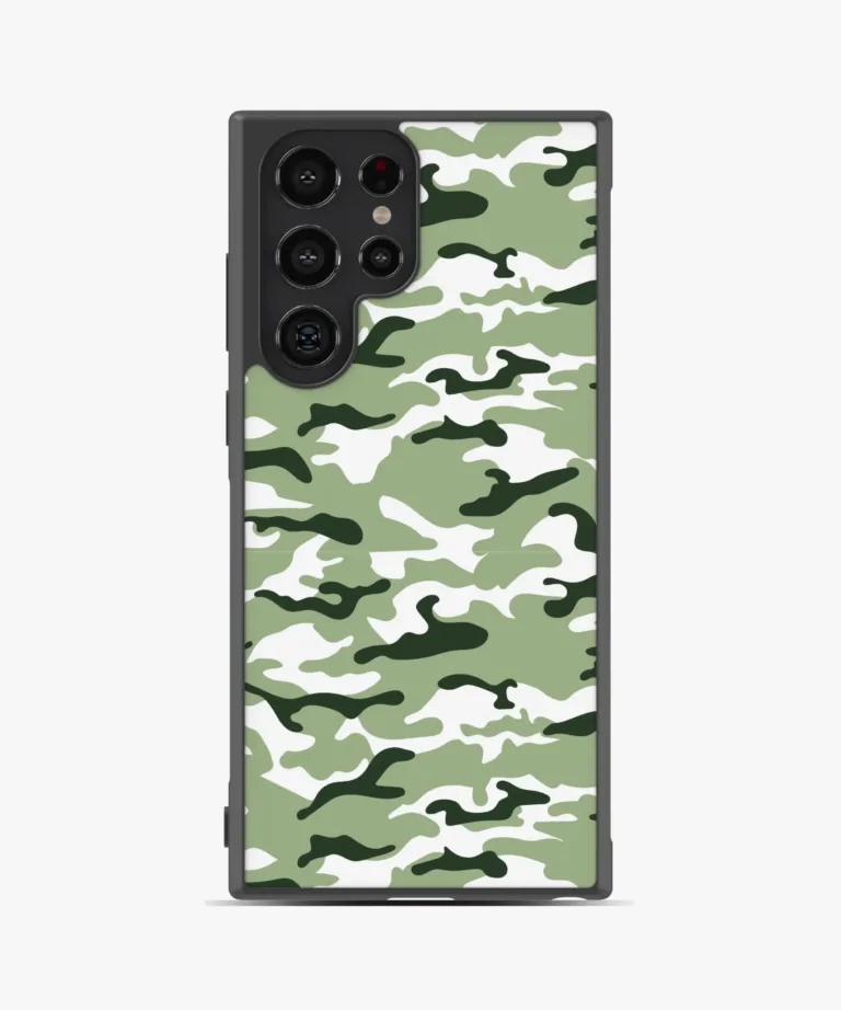 Green Camo Magsafe Case Cover for Samsung Galaxy S23 Ultra