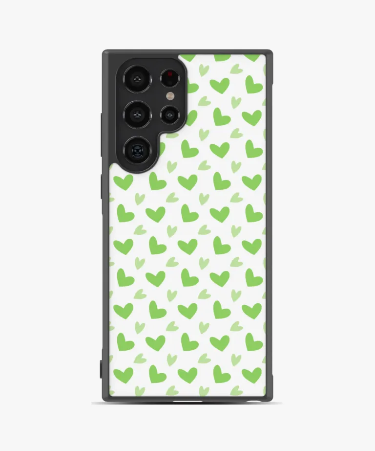 Mint Hearts Magsafe Case Cover for Samsung Galaxy S25 Ultra