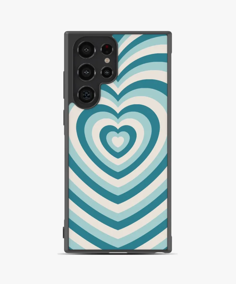Teal Hearts Magsafe Case Cover for Samsung Galaxy S23 Ultra
