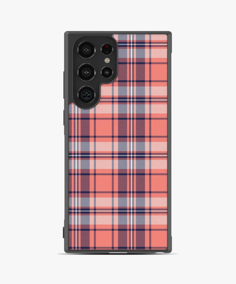 Plaid Pattern Magsafe Case Cover for Samsung Galaxy S25 Ultra