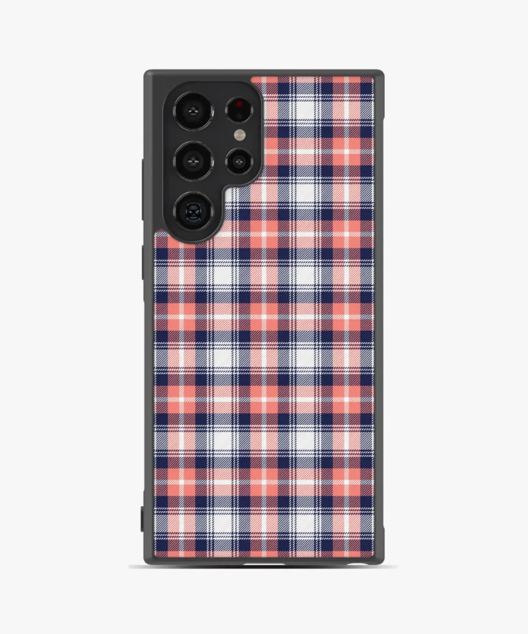 Sunset Tartan Magsafe Case Cover for Samsung Galaxy S23 Ultra