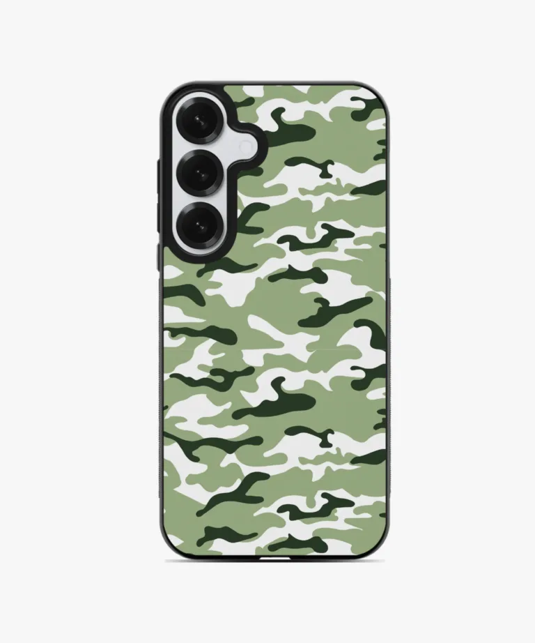 Green Camo Magsafe Case Cover for Samsung Galaxy S25 Plus