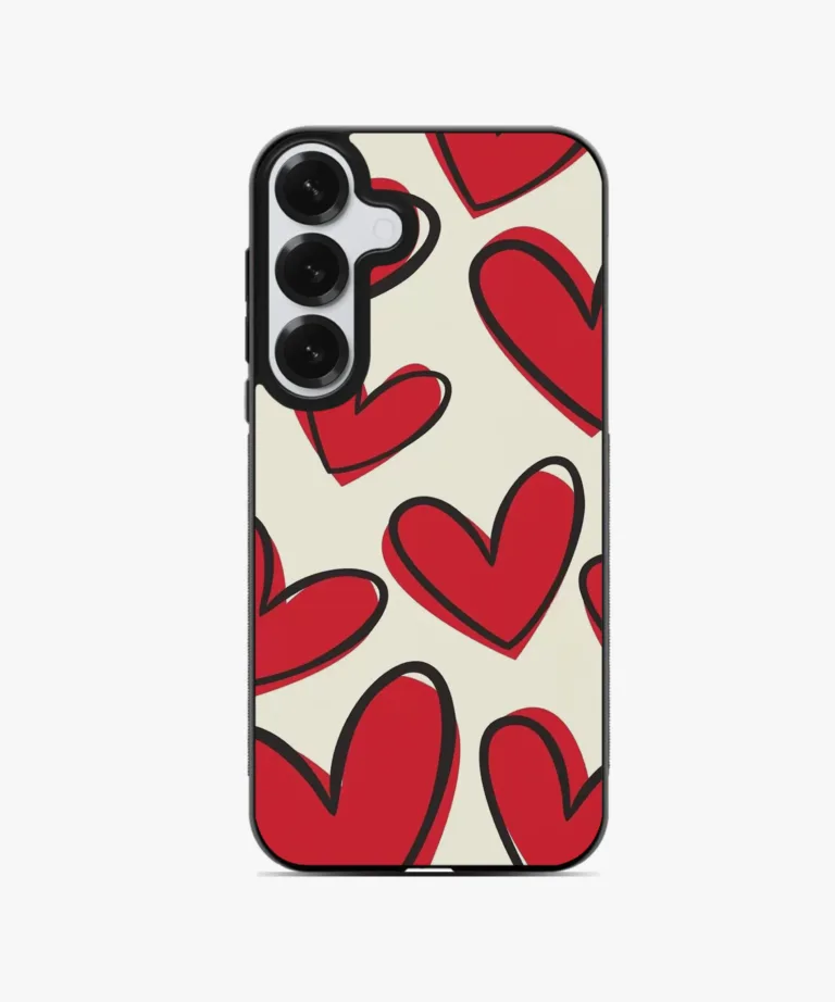 Red Hearts Magsafe Case Cover for Samsung Galaxy S25 Plus