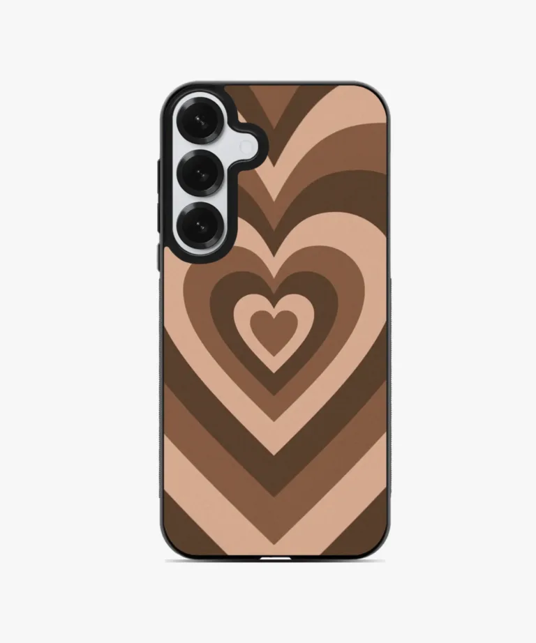 Mocha Hearts Magsafe Case Cover for Samsung Galaxy S25