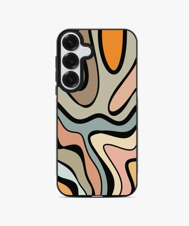 Retro Abstract Magsafe Case Cover for Samsung Galaxy S25 Plus