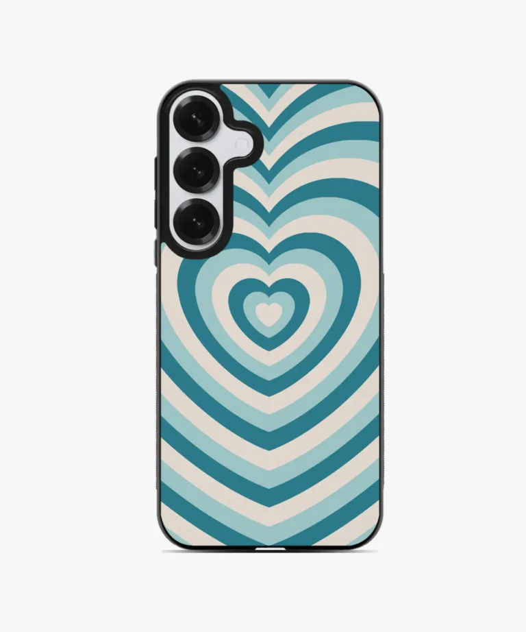 Teal Hearts Magsafe Case Cover for Samsung Galaxy S25 Plus