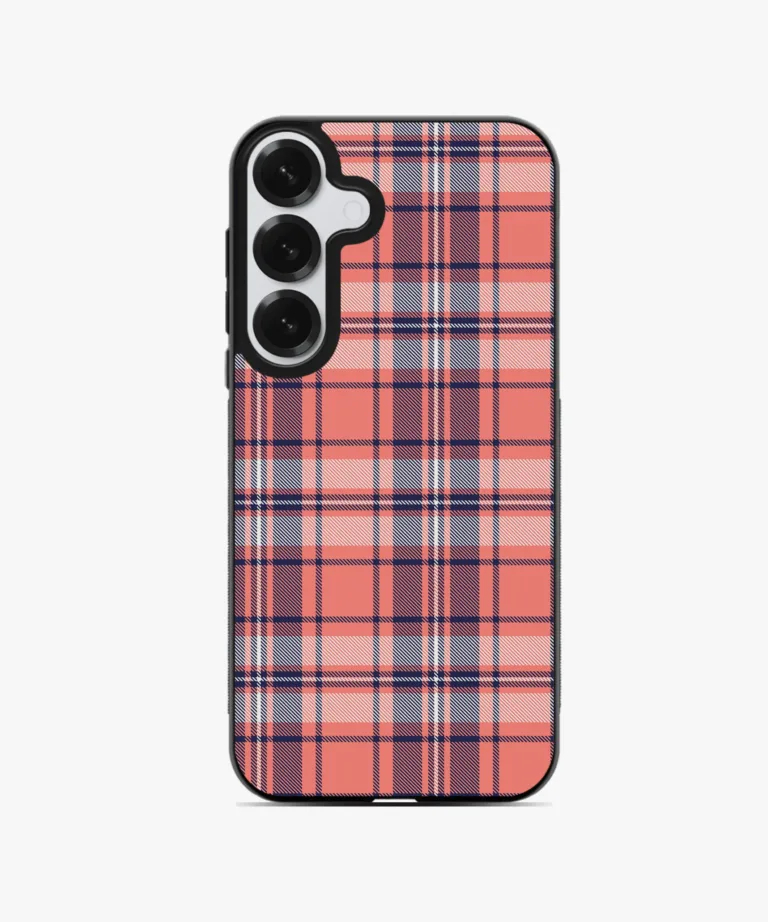 Plaid Pattern Magsafe Case Cover for Samsung Galaxy S25 Plus