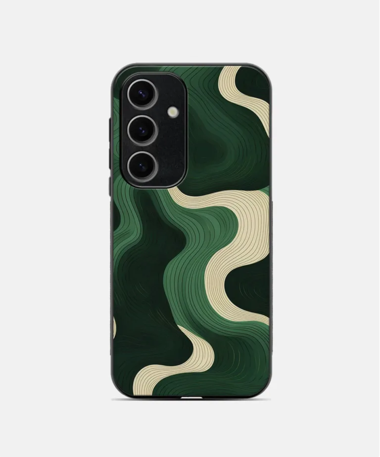 Forest Swirl Metal Case Cover for Samsung Galaxy A55
