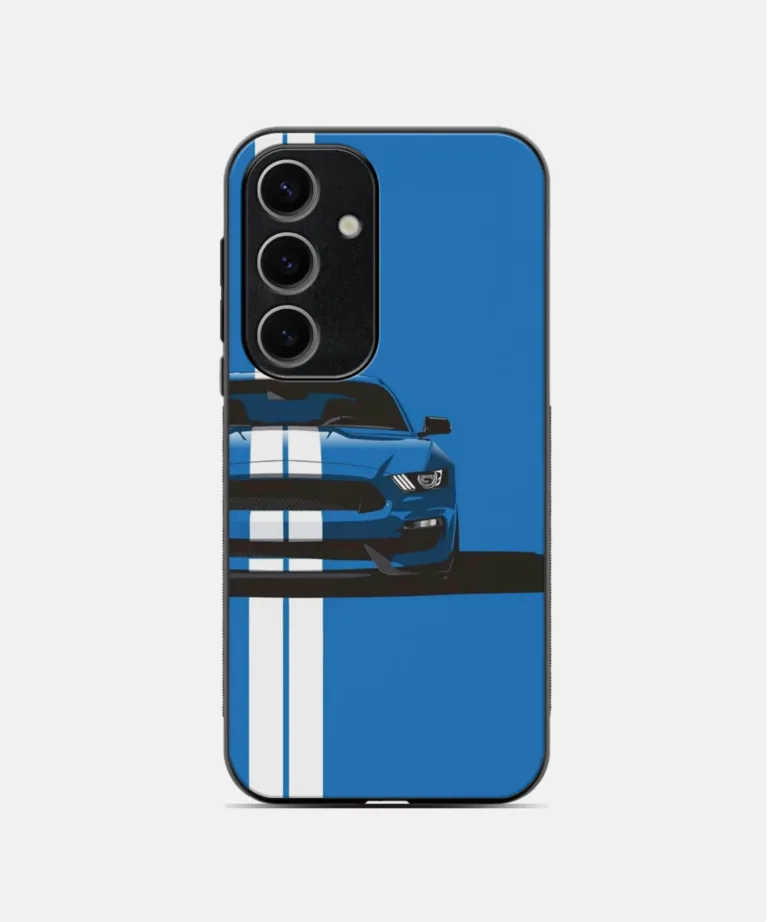 Racing Stripes Metal Case Cover for Samsung Galaxy A55