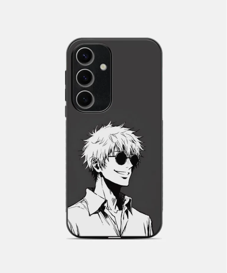 Gojo Inspired Metal Case Cover for Samsung Galaxy A55