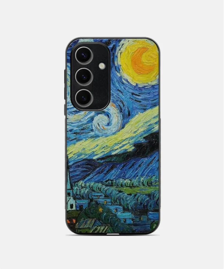 Starry Night Metal Case Cover for Samsung Galaxy A55