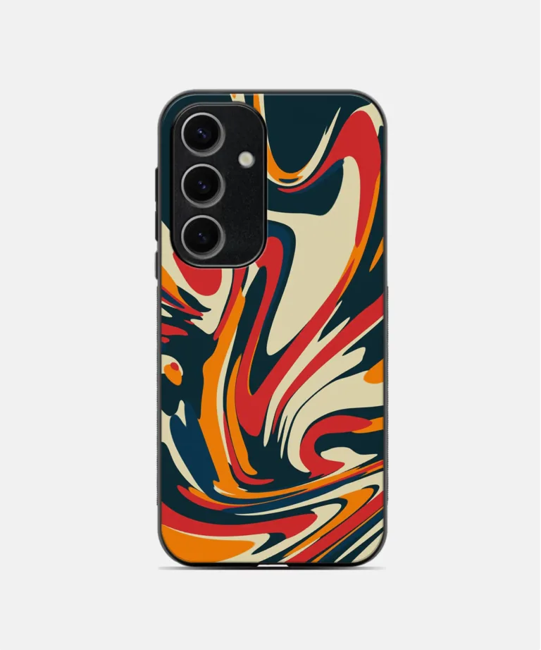 Multi Abstract Metal Case Cover for Samsung Galaxy A55