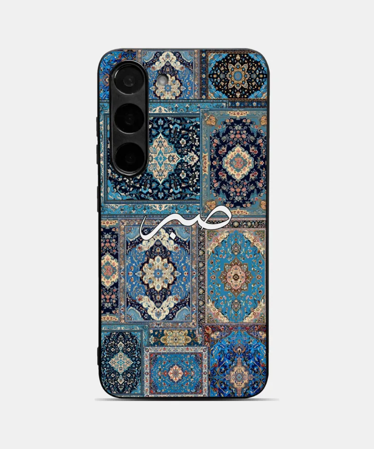Sabr Blue Persian Design Metal Case for Samsung Galaxy A56