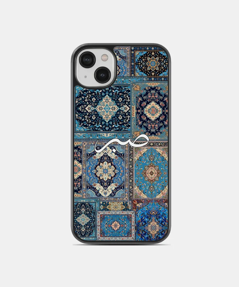 Sabr Blue Persian Design Magsafe Case for iPhone 14 Plus
