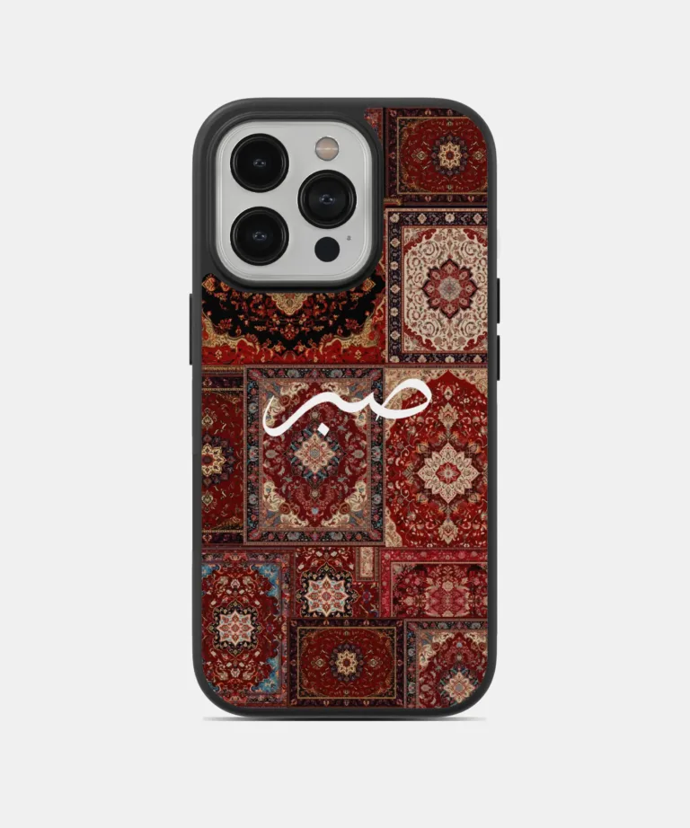 Sabr Red Persian Design Magsafe Case for iPhone 14 Pro Max
