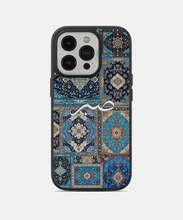 Sabr Blue Persian Design Magsafe Case for iPhone 14 Pro Max
