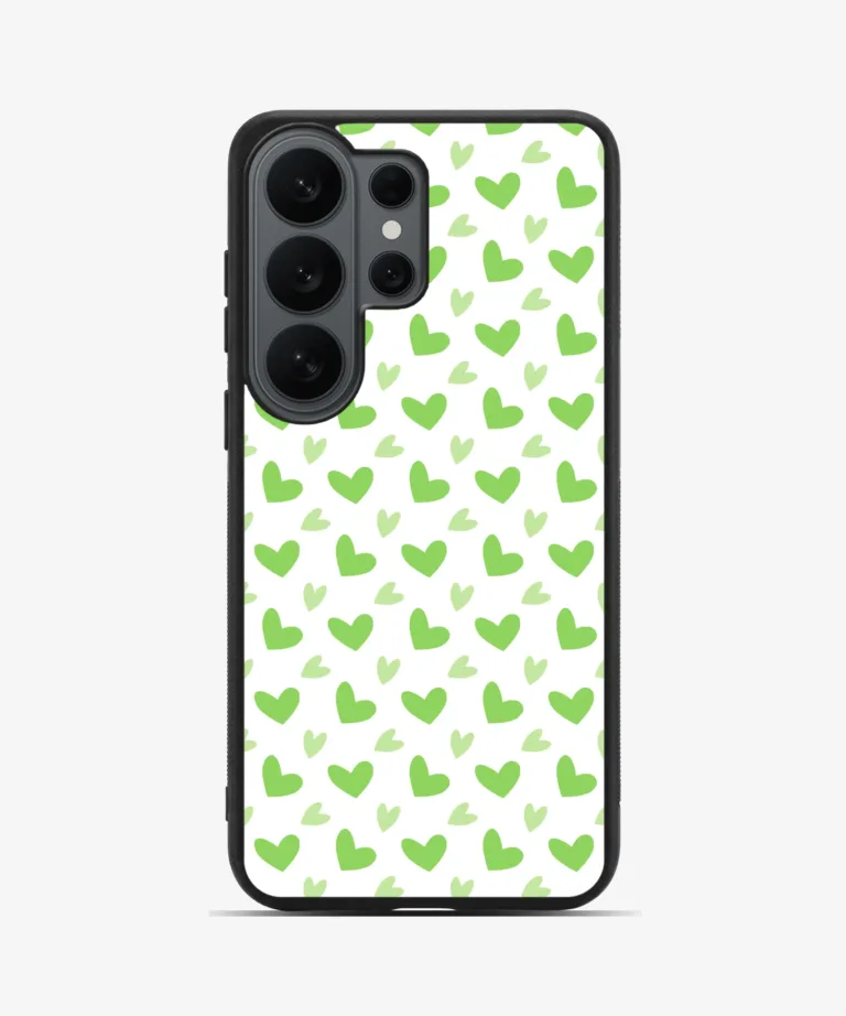 Mint Hearts Magsafe Case Cover for Samsung Galaxy S26 Ultra