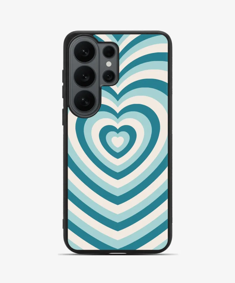 Teal Hearts Magsafe Case Cover for Samsung Galaxy S26 Ultra